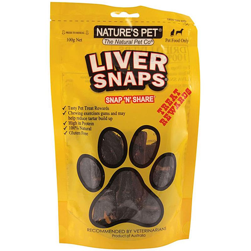 NATURE'S PET Liver Snaps 100g