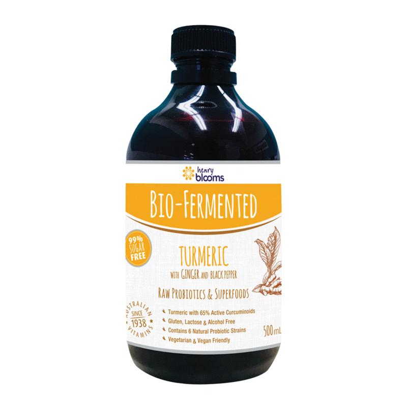 Blooms Bio-Fermented Turmeric with Ginger and Black Pepper 500ml