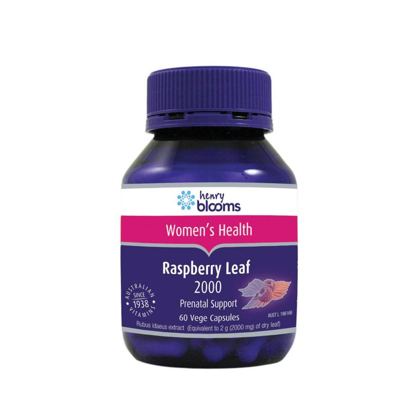 Blooms Raspberry Leaf 2000 60 veg caps
