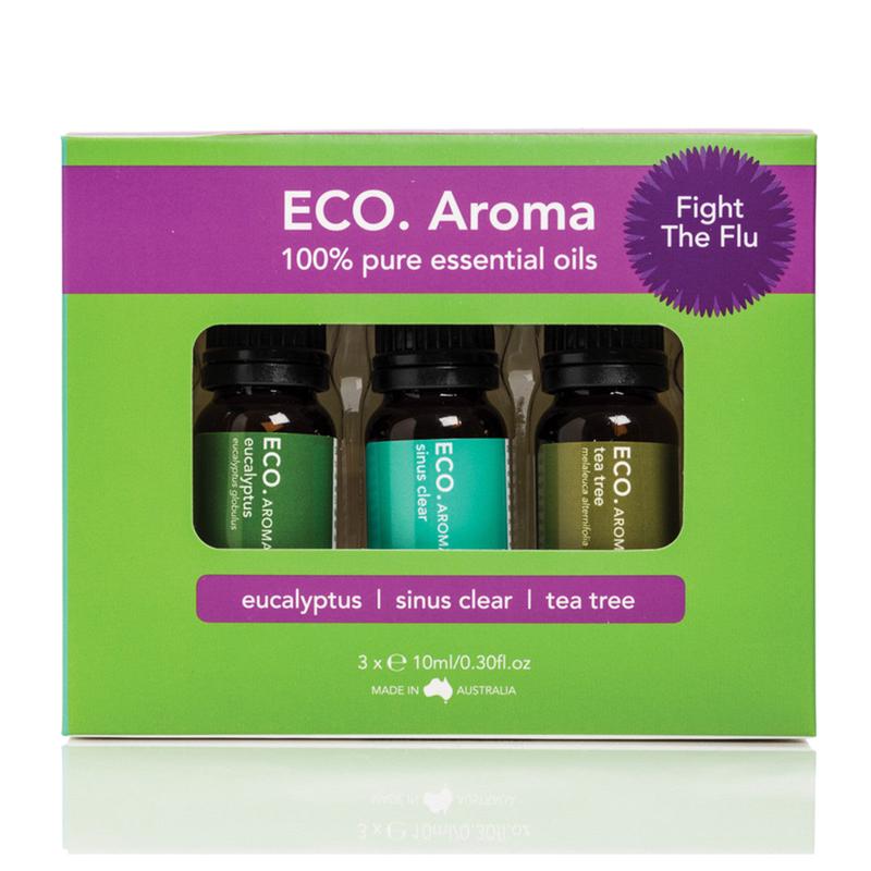 Eco Modern Essentials Fight The Flu Aroma Trio Essential Oil 10ml x 3 Pack
