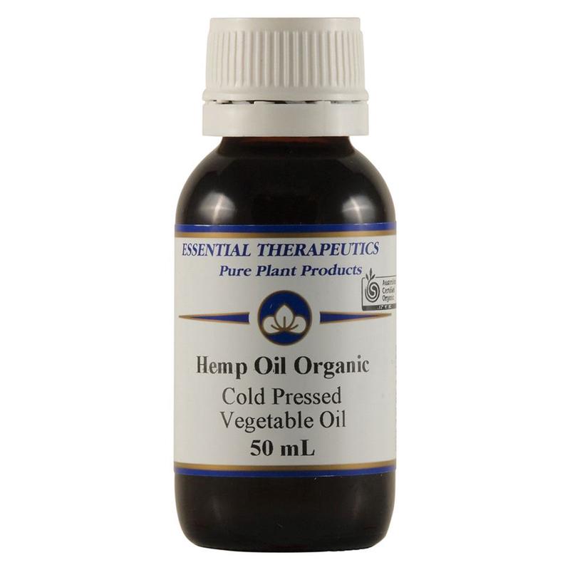 Essential Therapeutics Vegetable Oil Organic Hemp Oil 50ml