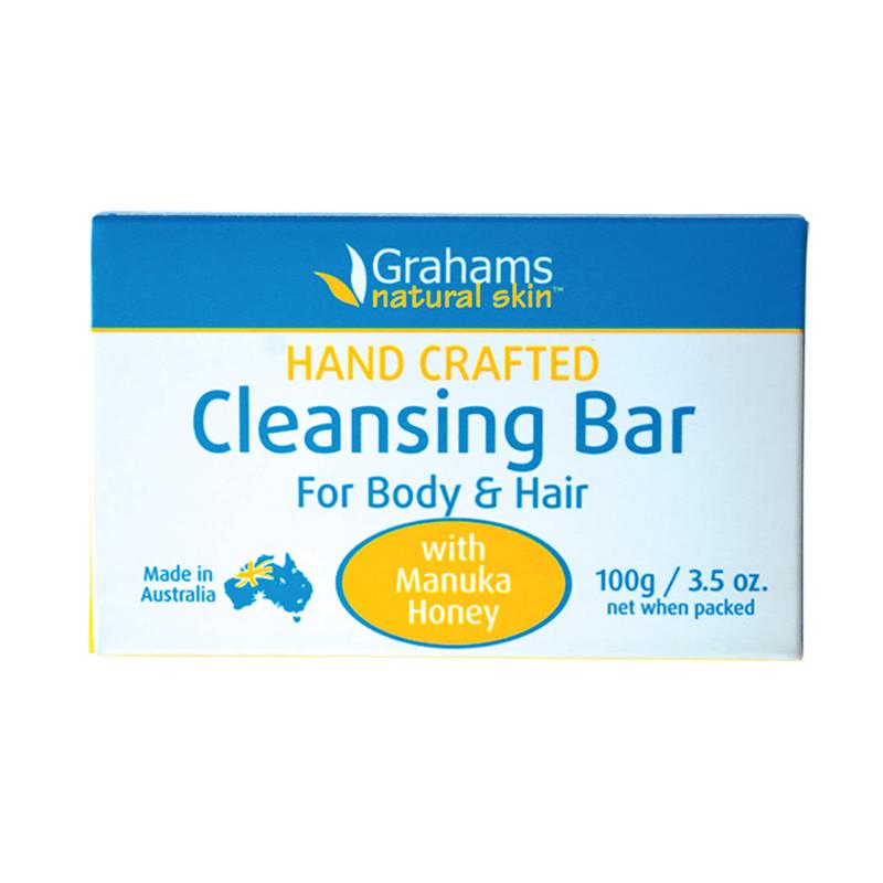Grahams Natural For Hair and Body Cleansing Bar 100g