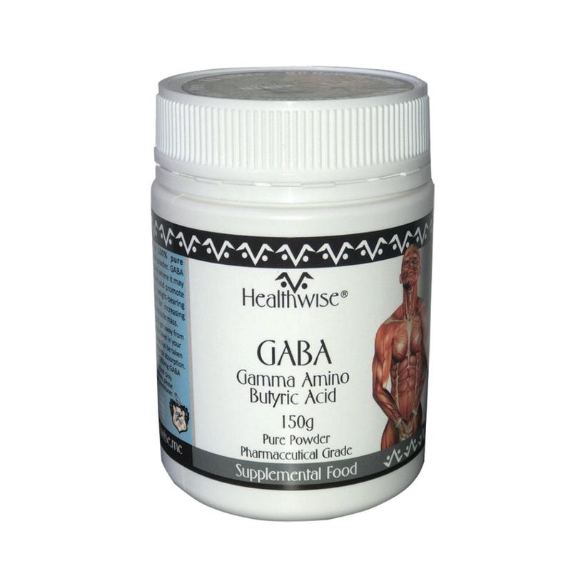Healthwise GABA Gamma Amino Butyric Acid Powder 150g