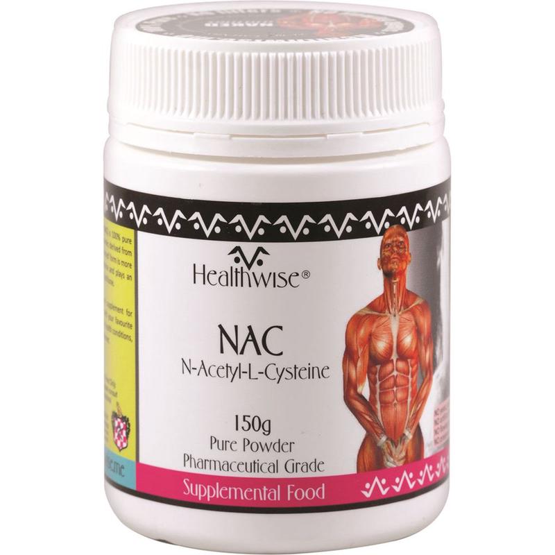 Healthwise NAC N-Acetyl-L-Cysteine Powder 150g