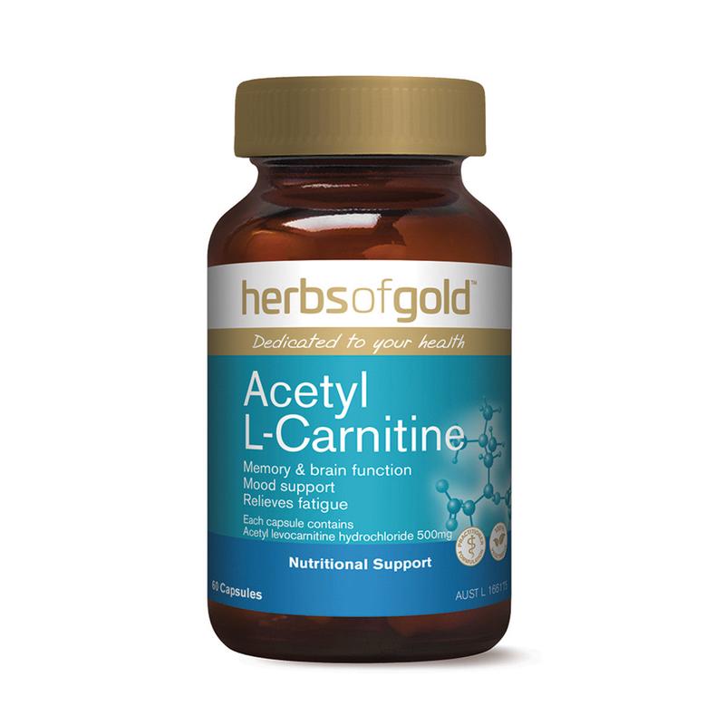 Herbs of Gold Acetyl L-Carnitine 60c