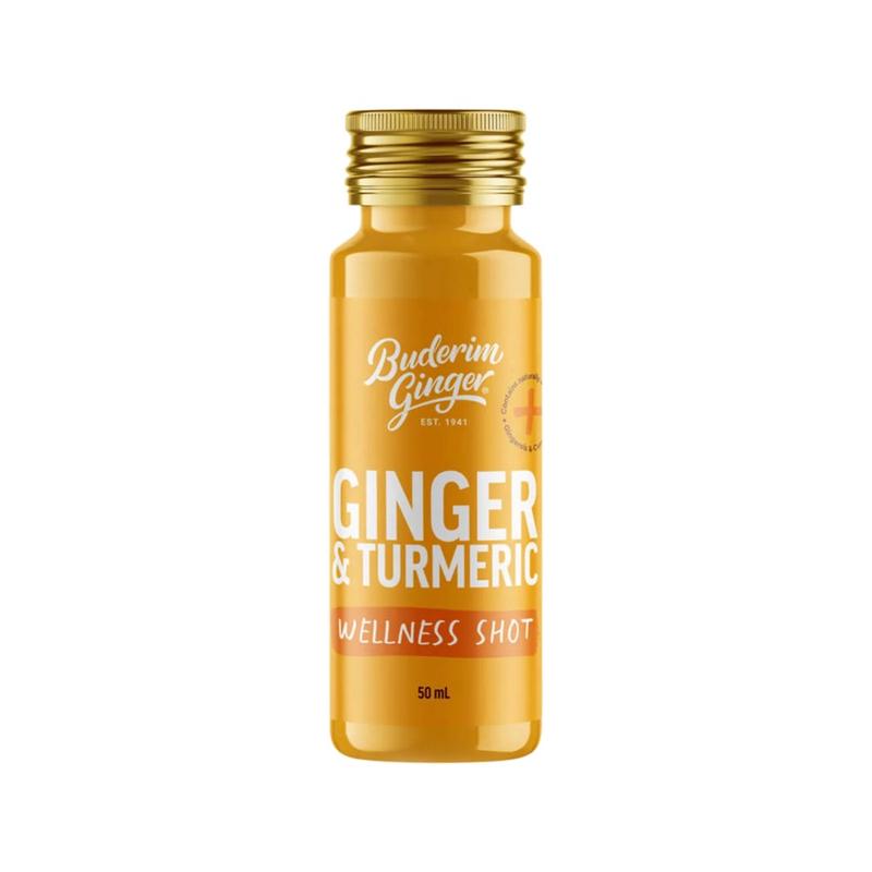 Buderim Ginger Ginger & Turmeric Wellness Shot 10x50ml
