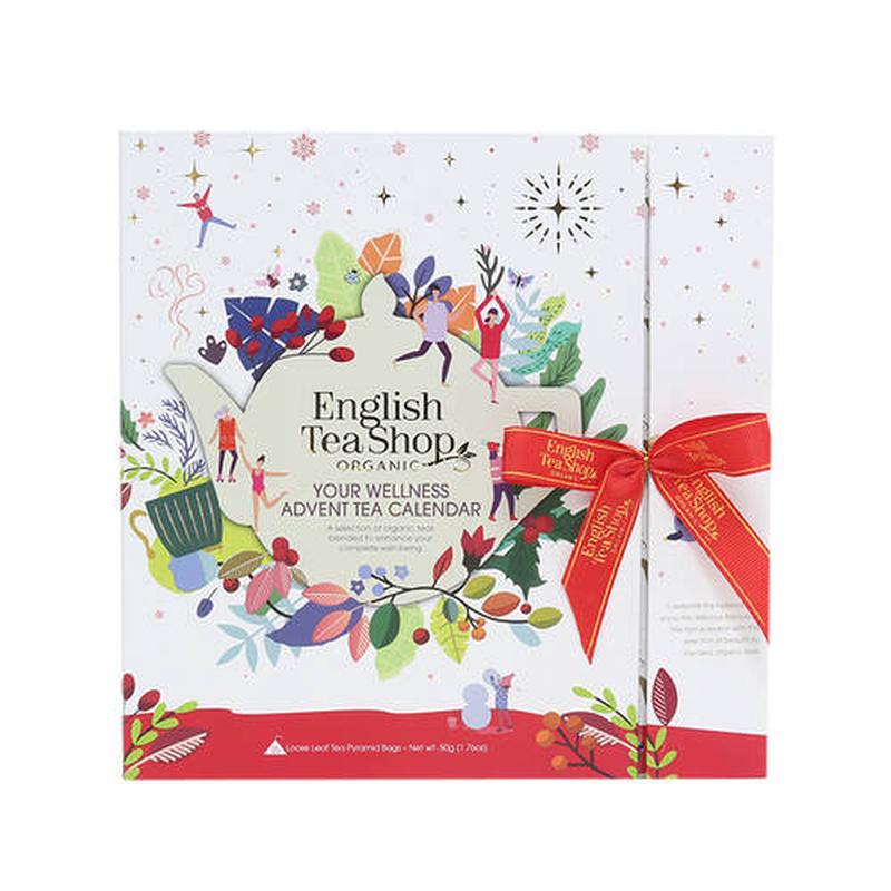 English Tea Shop Advent Calendar Tea Book White- Your Wellness