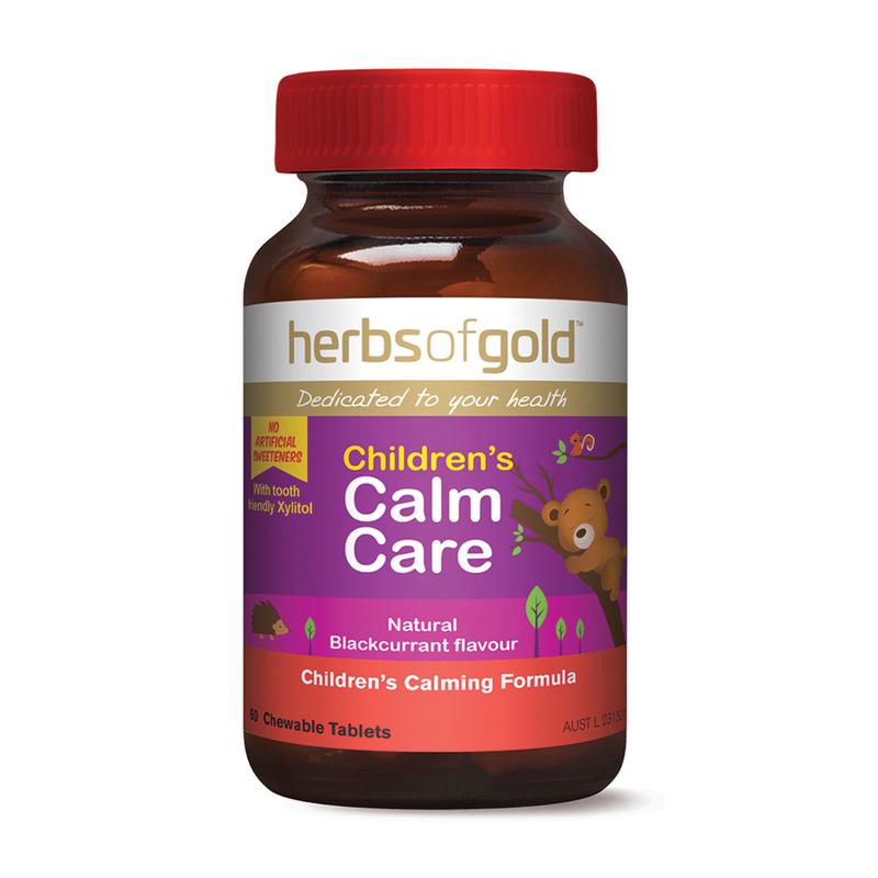 Herbs of Gold Chewable Children's Calm Care 60t
