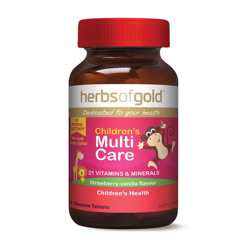 Herbs of Gold Chewable Children's Multi Care 60t