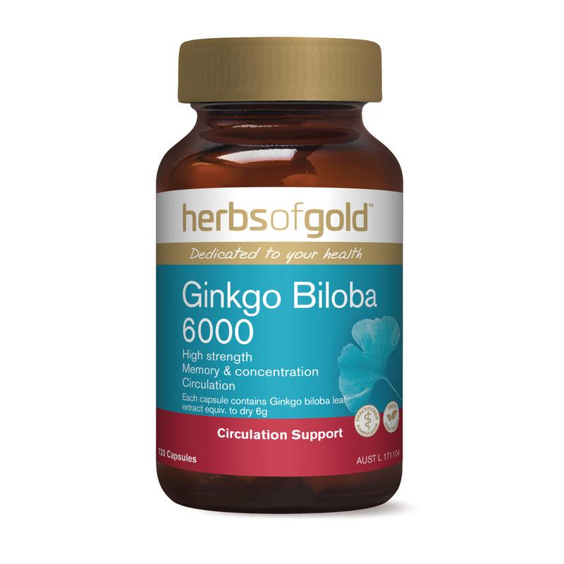 Herbs Of Gold Ginkgo Biloba 6000