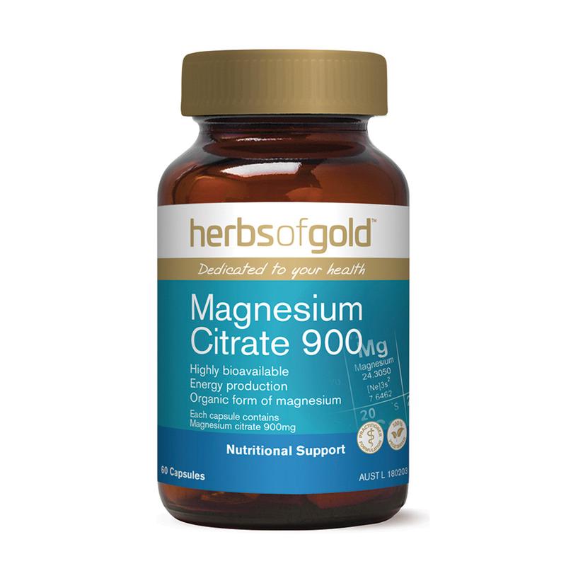 Herbs of Gold Magnesium Citrate 900