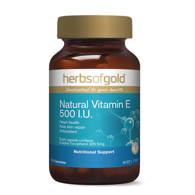 Herbs Of Gold Natural Vitamin E 500I.U.