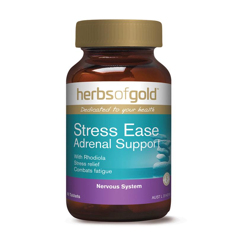 Herbs of Gold Stress Ease Adrenal Support 60t