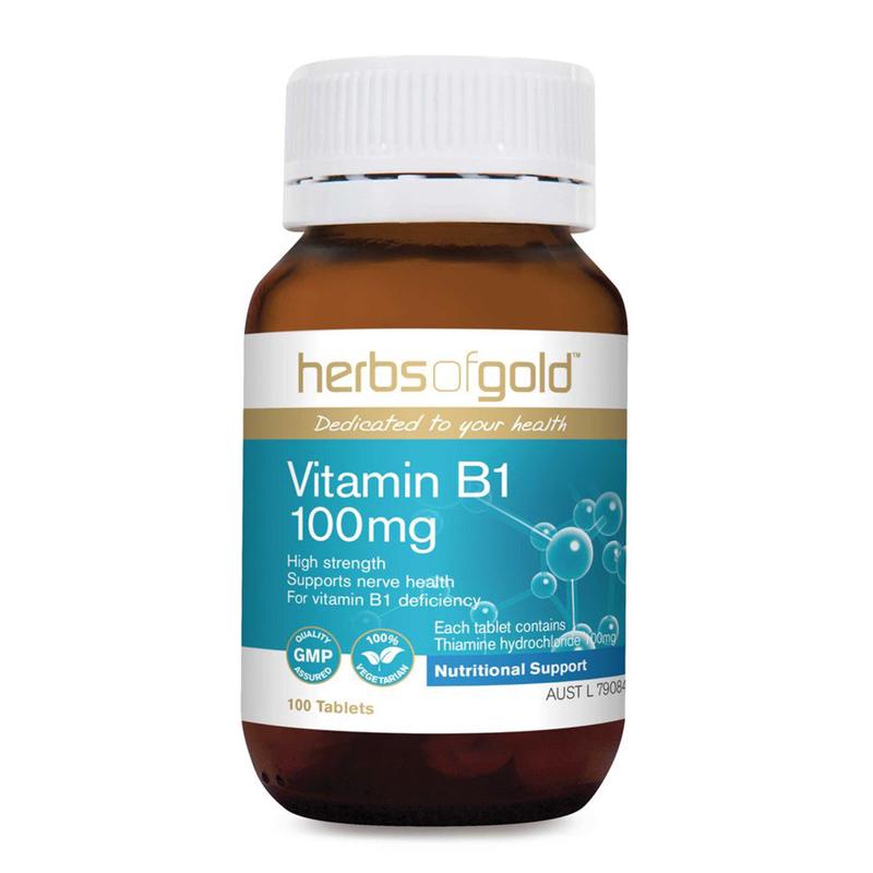 Herbs of Gold Vitamin B1 100mg 100t