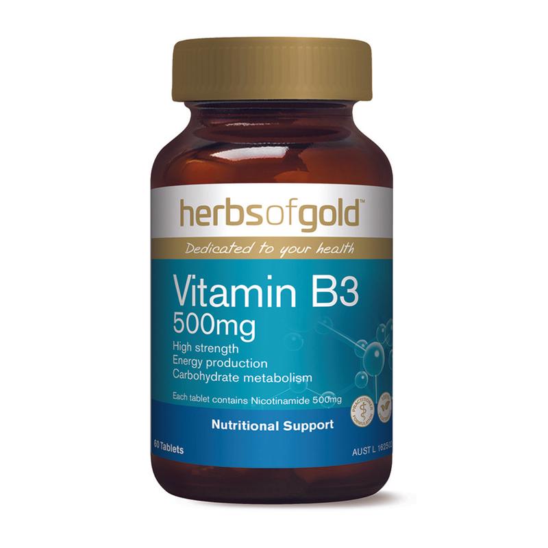 Herbs of Gold Vitamin B3 500mg 60t