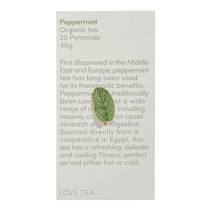 Love Tea Organic Peppermint x 20 Pyramids
