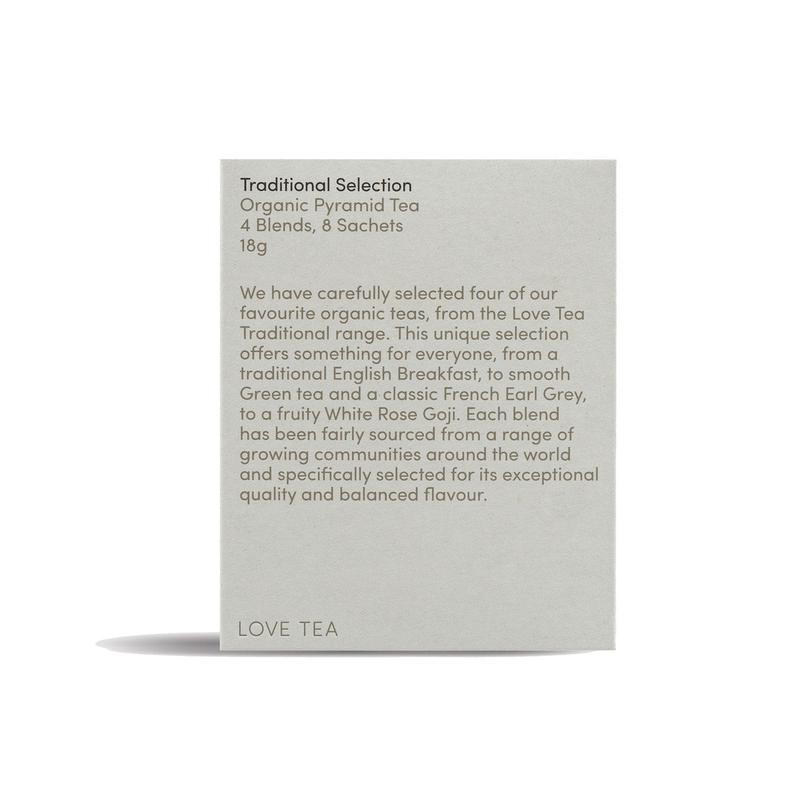 Love Tea Organic Traditional Selection x 8 Pyramids
