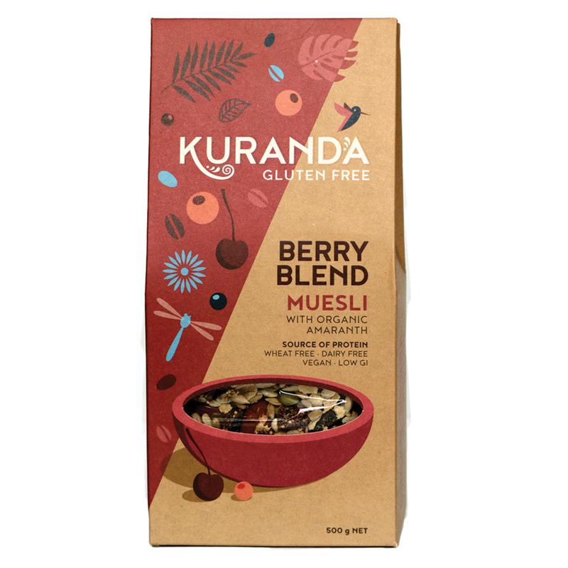 Kuranda Berry Blend Gluten Free Muesli 500g