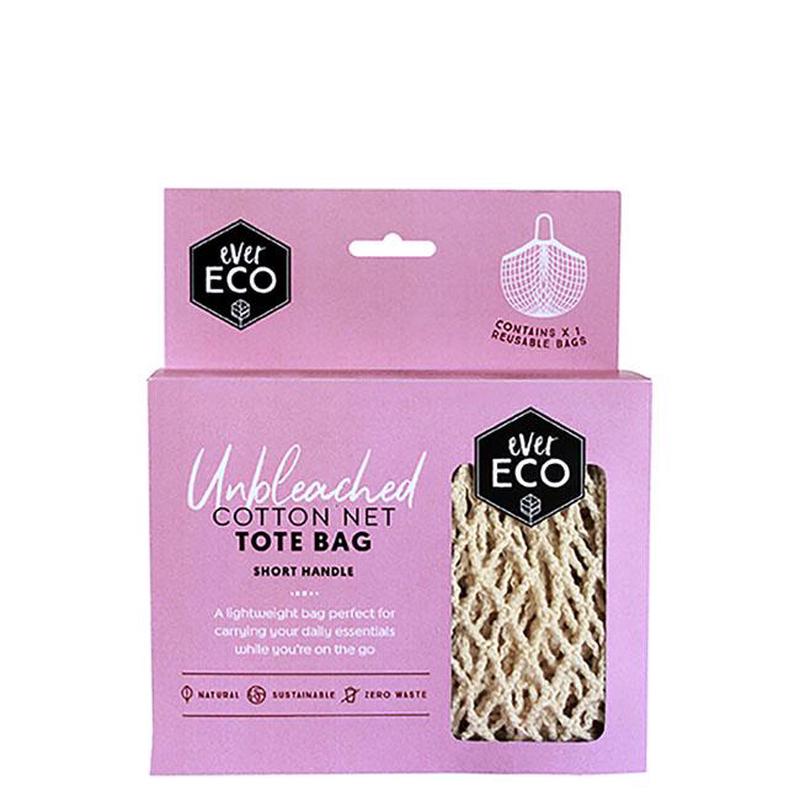 Ever Eco Short Handle Cotton Net Tote Bag