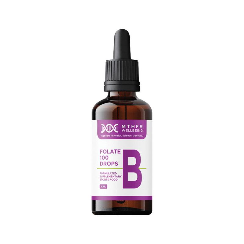 MTHFR Wellbeing Folate B9 100 Drops 30ml