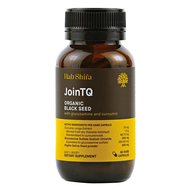 Hab Shifa JoinTQ Organic Black Seed with Glucosamine & Curcumin 60c