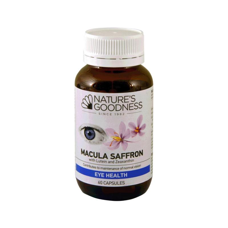 Nature's Goodness Macular Saffron with Lutein and Zeaxathin 60c