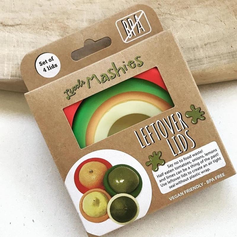 Little Mashies Pack of 4 Reusable Leftover Lids