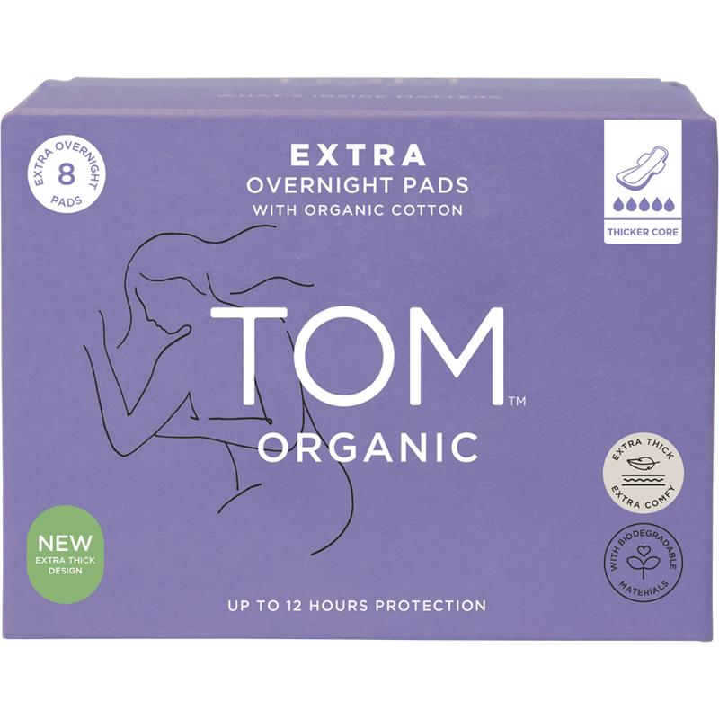 Tom Organic 8 Overnight Pads