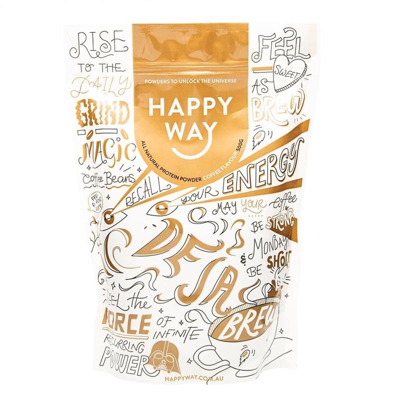 Happy Way Whey Protein Powder Coffee - 500g