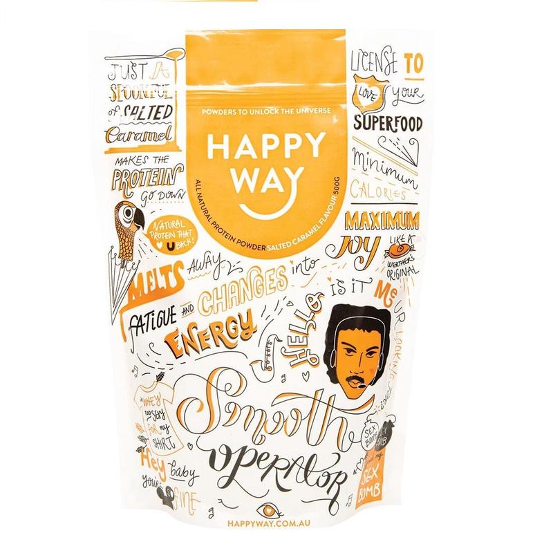 Happy Way Whey Protein Powder Salted Caramel - 500g