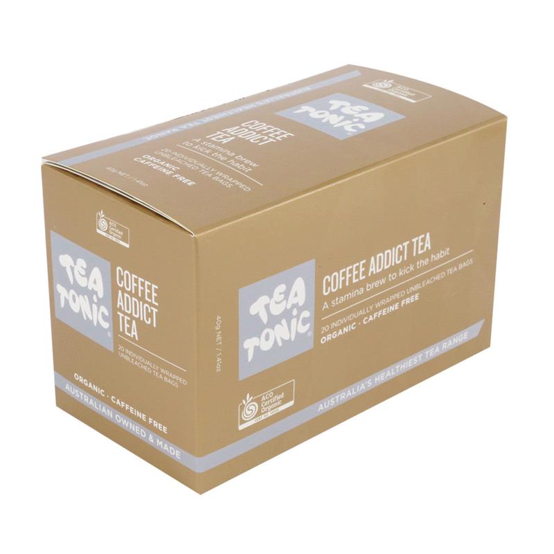 TEA TONIC Organic Coffee Addict Tea | 20 teabags