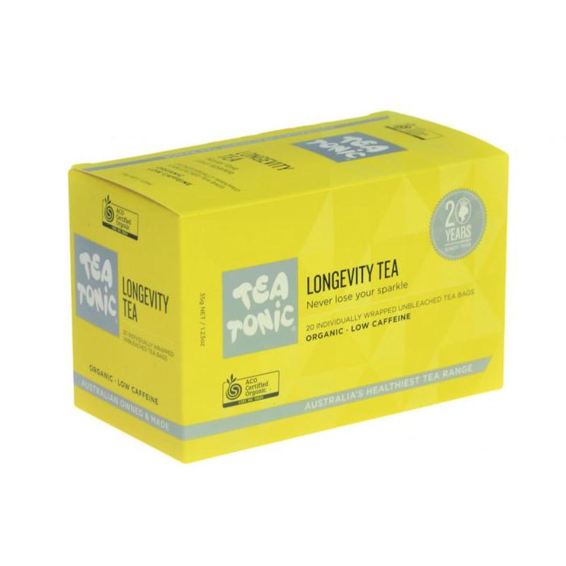 Tea Tonic Organic Longevity Tea x 20 Tea Bags