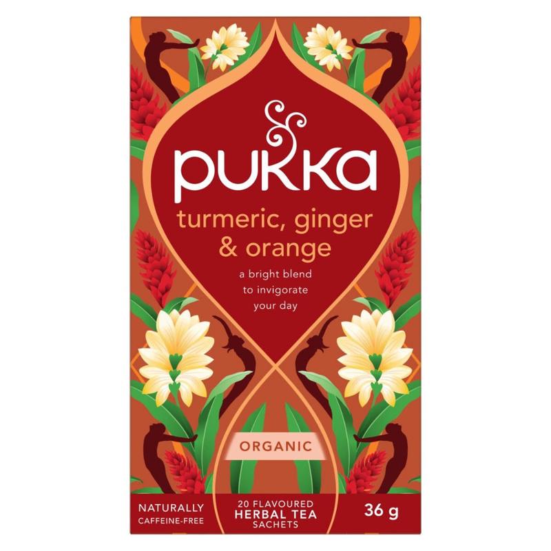Pukka Turmeric, Ginger & Orange (Previously Turmeric Active) x 20 Teabags