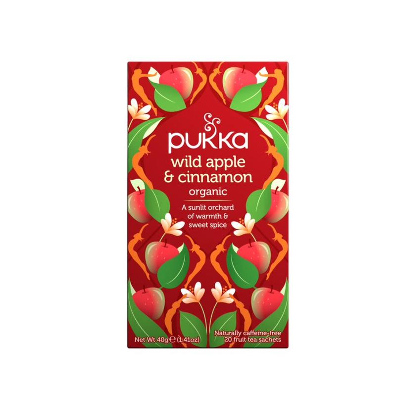 Pukka Wild Apple & Cinnamon x 20 Tea Bags