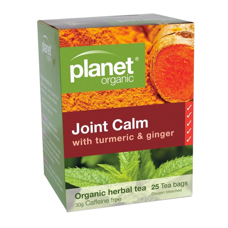 PLANET ORGANIC Joint Calm with Turmeric & Ginger Herbal Tea - 25 Bags