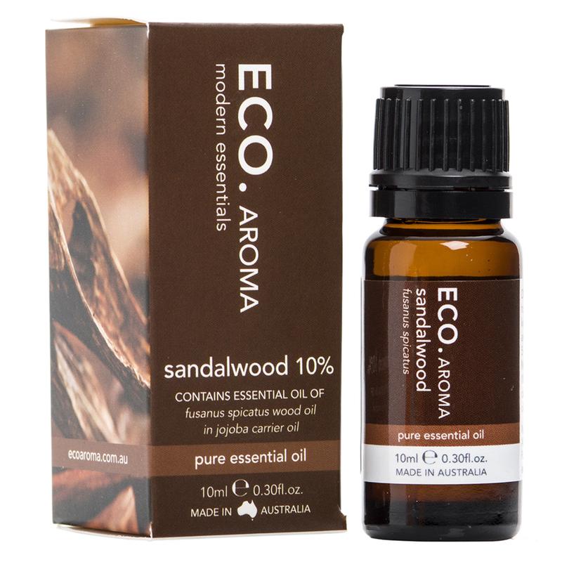 Eco Aroma Dilution Sandalwood 10% in Grapeseed Essential Oil 10ml