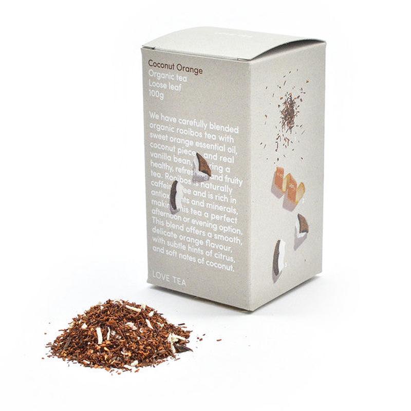 Love Tea Organic Coconut Orange Loose Leaf Tea 100g