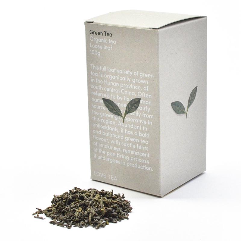Love Tea Organic Green Loose Leaf Tea 100g
