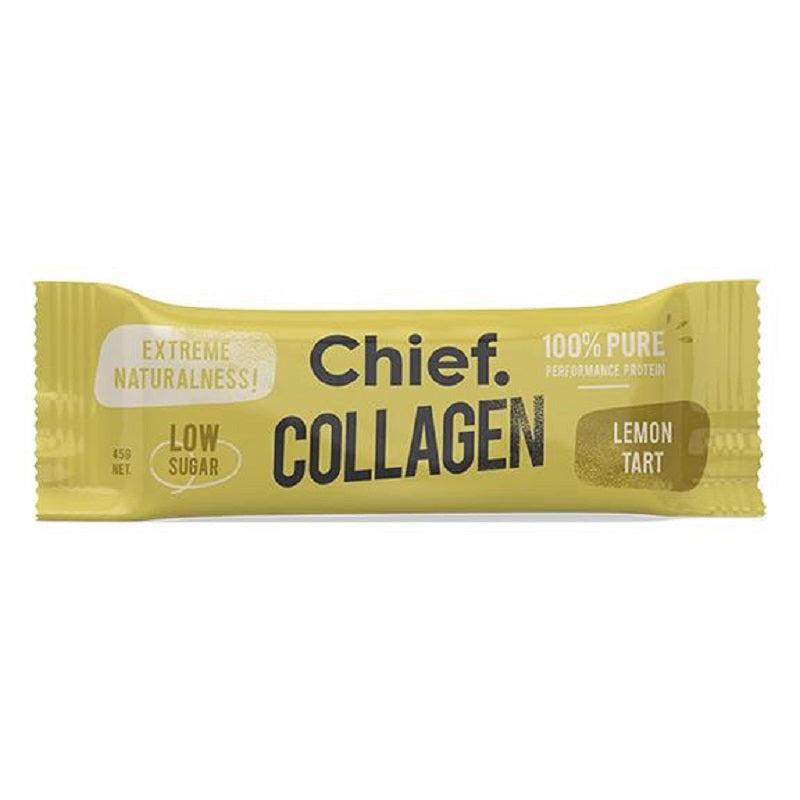 Chief Collagen Protein Bar - 12 Pack Lemon Tart 45g