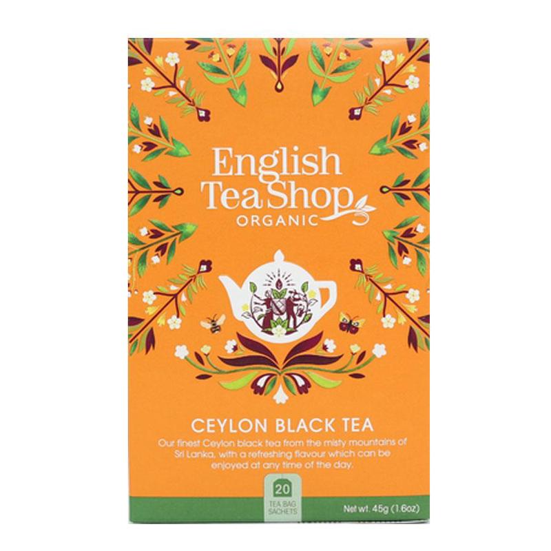English Tea Shop 20 Organic Ceylon Black Teabags