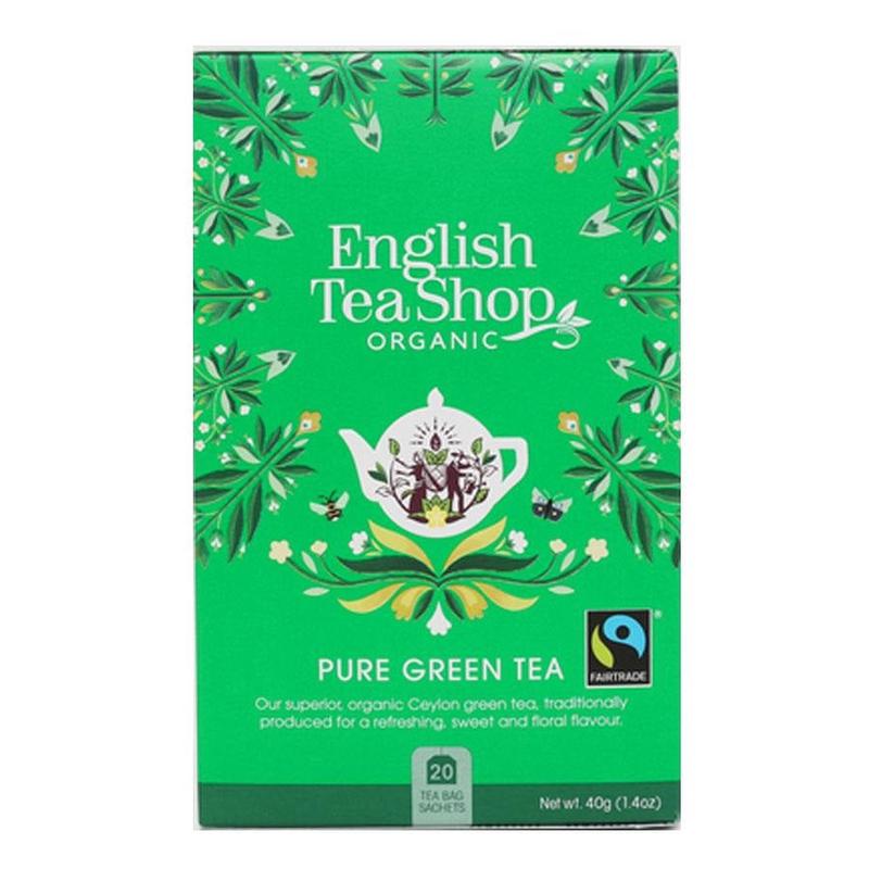 English Tea Shop 20 Organic Green Tea Teabags