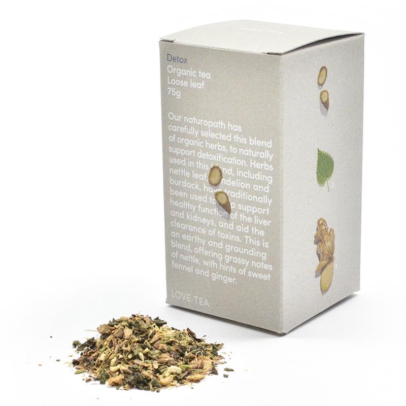 Love Tea Organic Detox Loose Leaf Tea 75g