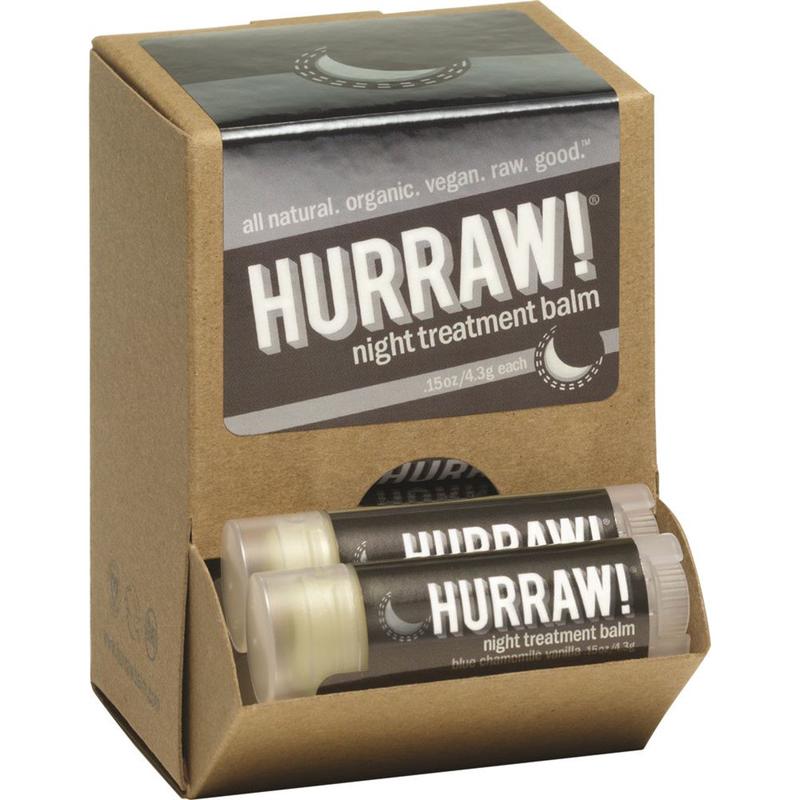 Hurraw! Night Blue Chamomile Lip Balm 4.8g x 24 Display