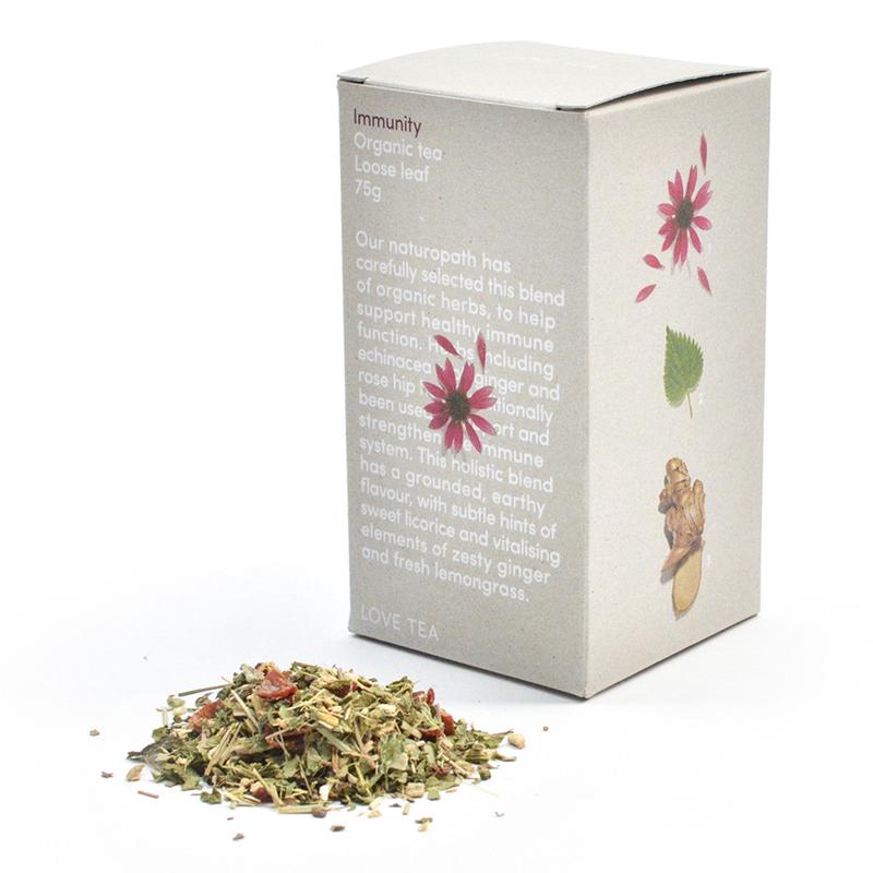 Love Tea Organic Immunity Loose Leaf Tea 75g