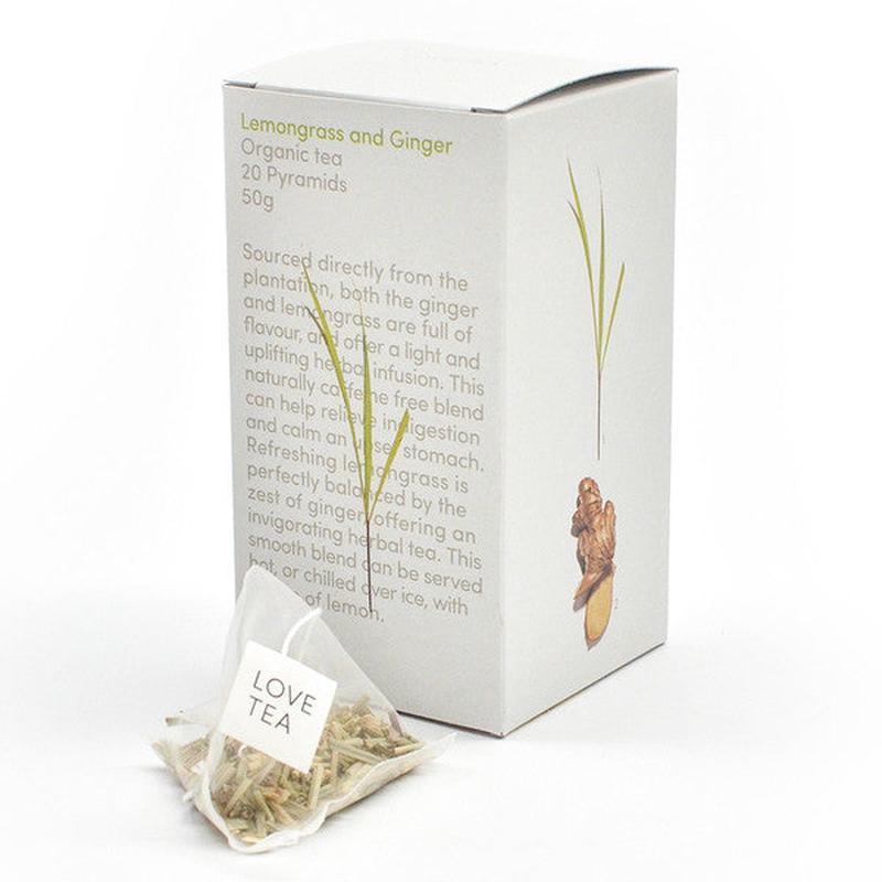 Love Tea Organic Lemongrass & Ginger Loose Leaf Tea 75g