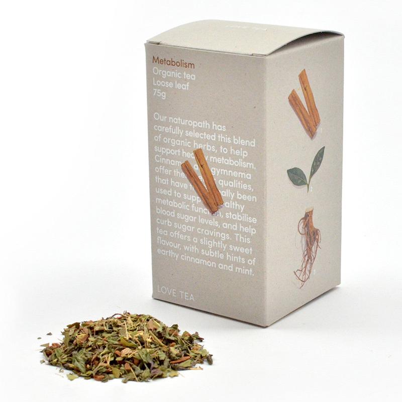 Love Tea Organic Metabolism Loose Leaf Tea 75g