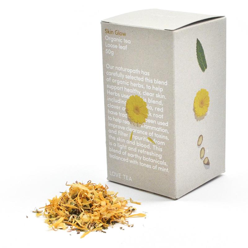Love Tea Organic Skin Glow Loose Leaf Tea 50g