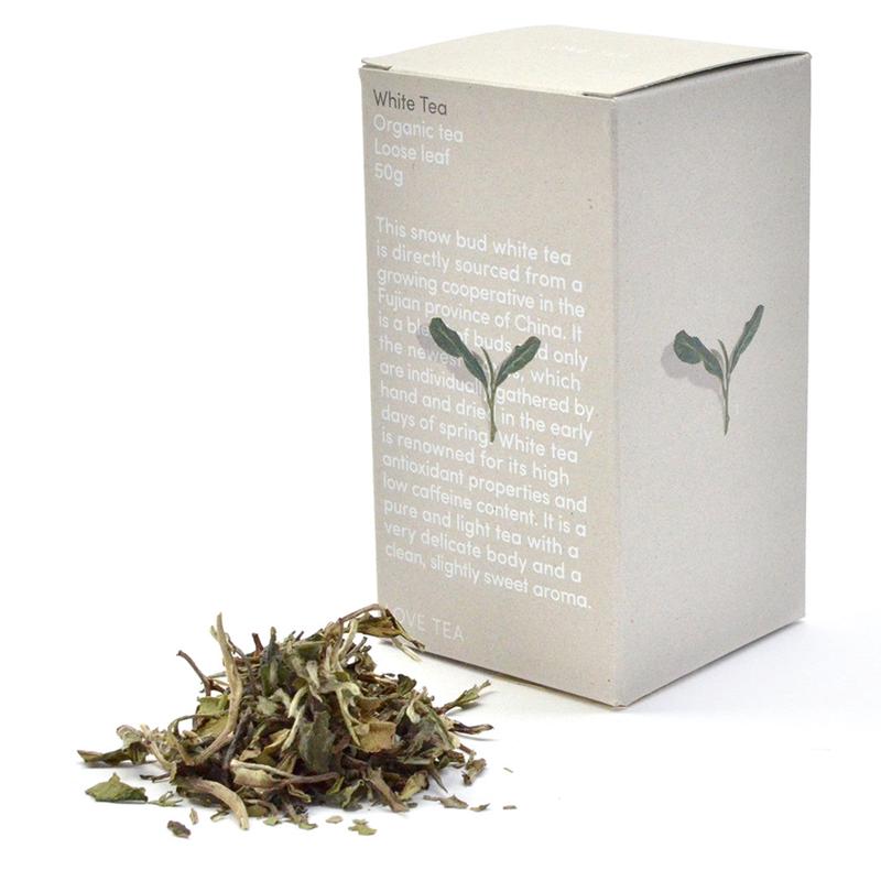Love Tea Organic White Loose Leaf Tea 50g