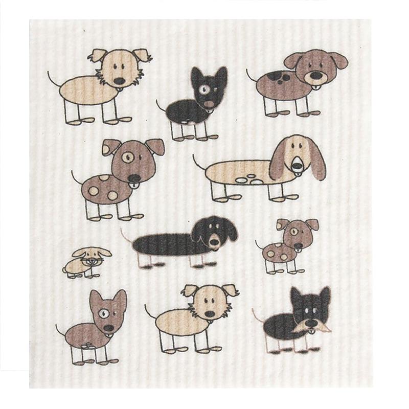 Retrokitchen 100% Biodegradable Dishcloth - Dogs