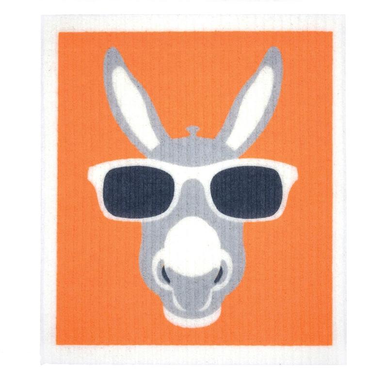 Retrokitchen 100% Biodegradable Dishcloth - Donkey